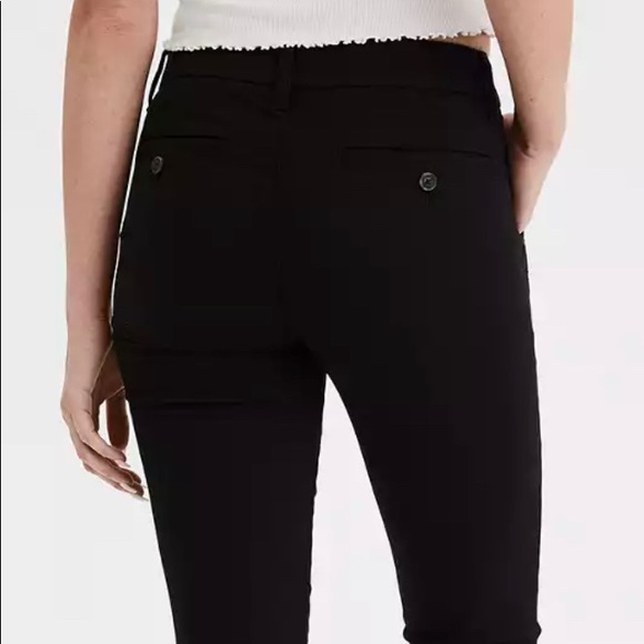AE Skinny Pant American Eagle Black (400) - Picture 3 of 4